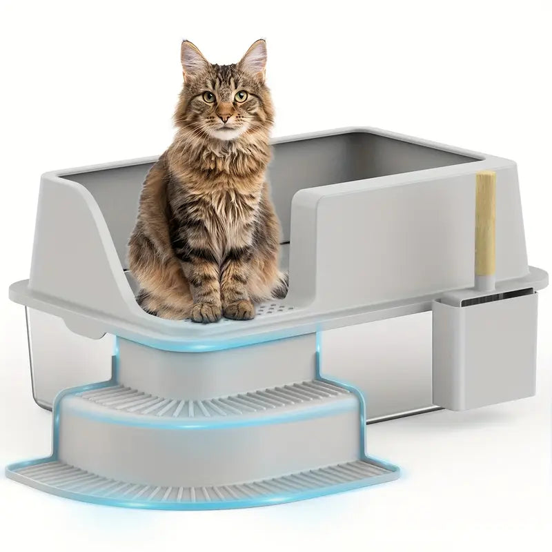 xtra Large Stainless Steel Cat Litter Pan