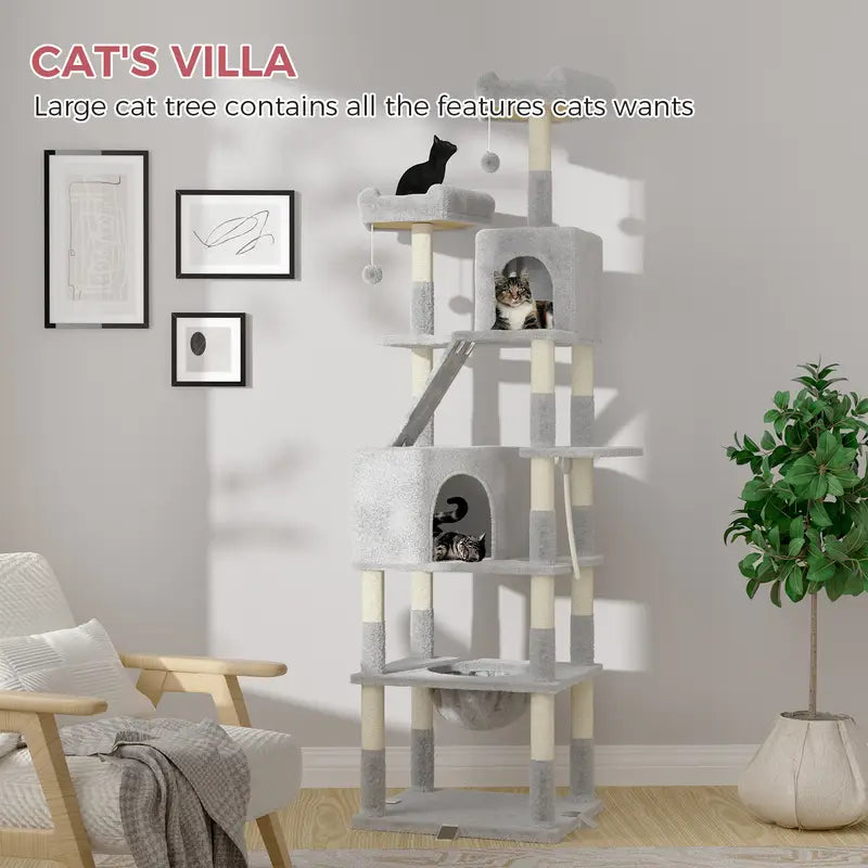 Dogat 208cm Super - Sized Indoor Cat Tree