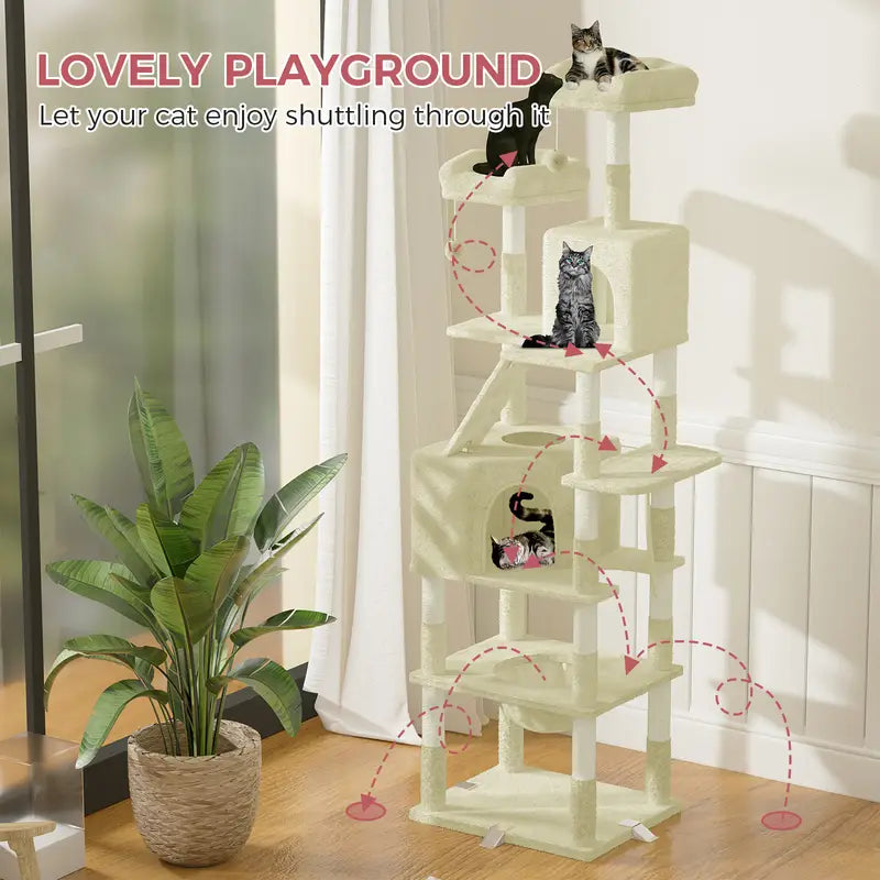 Dogat 208cm Super - Sized Indoor Cat Tree