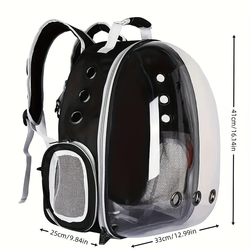 1pc Panoramic Transparent Cat Carrier Bag