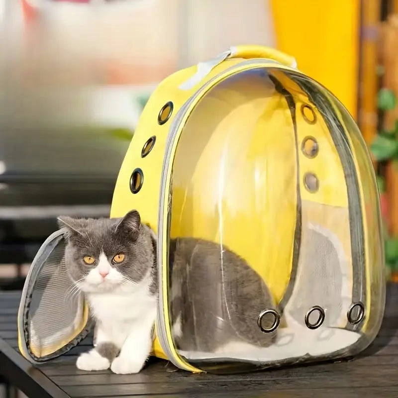 1pc Panoramic Transparent Cat Carrier Bag